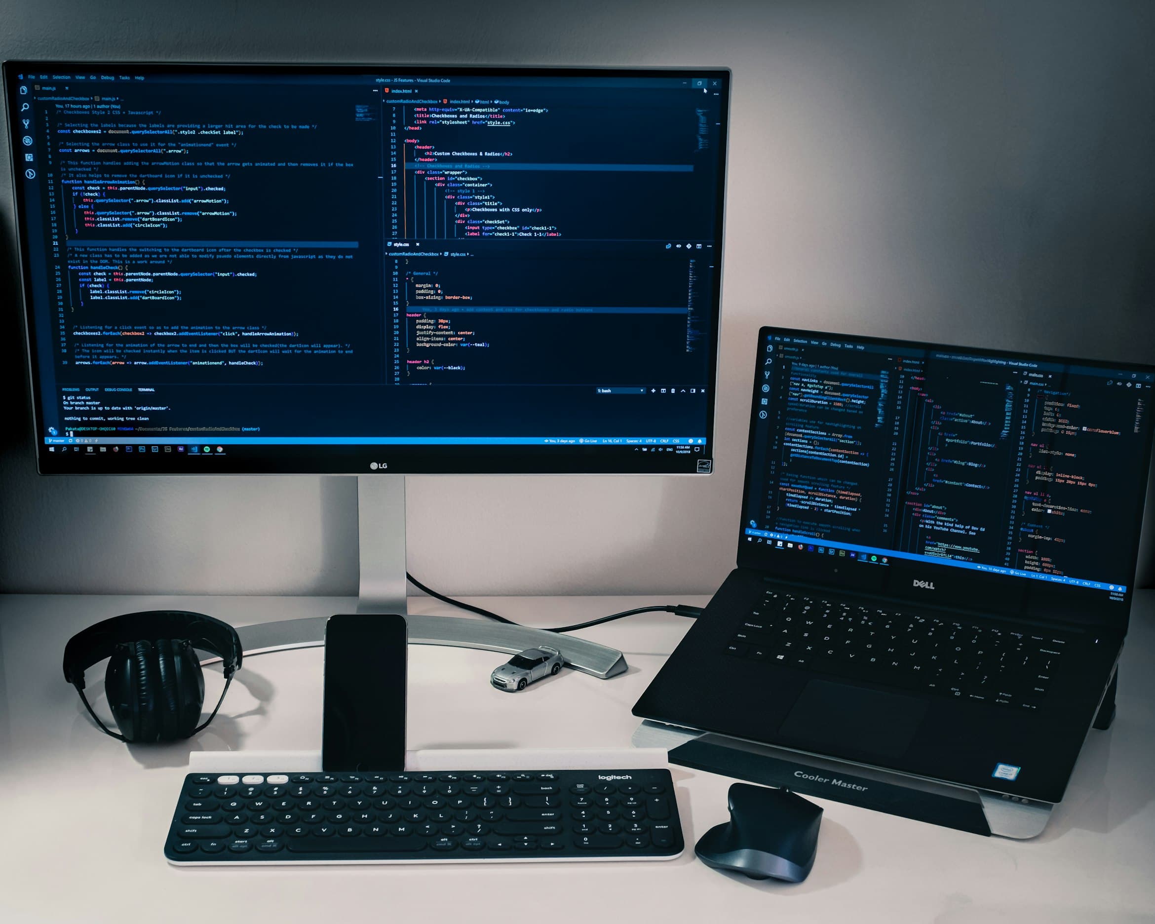 Custom software development environment
